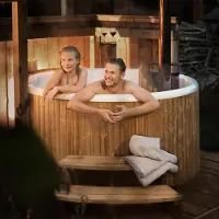 Skargards Hot Tubs Skargards Panel 190 Helmenvalkoinen (4–5 henkilöä)