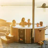 Skargards Hot Tubs Skargards Regal 220 DualBurn Helmenvalkoinen (8–10 henkilöä)