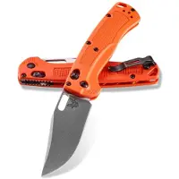 Benchmade Taggedout 15535, CPM-154, Orange Grivory, pocket knife