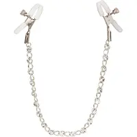 Calexotics Crystal Chain Nänninipistimet Ketjulla - Silver