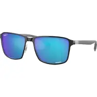 Ray-Ban Metal Sunglass Black On Silver, aurinkolasit, unisex