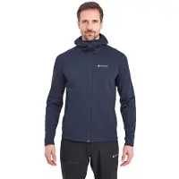Montane Fury Hoodie, fleece-takki, miesten, sininen