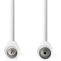 Nedis CSGB40000WT20 IEC(Coax)Uros-IEC(Coax)Naaras 2.00 m Koaksiaalikaapeli