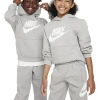 Nike K Nsw Club Flc Hdy Hbr - Grey - 128-137