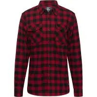 Vintage Industries Paita 'Harley' tummanpunainen / musta
