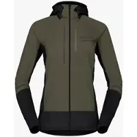 Norrøna Senja Alpha90 Zip Hood W's Olive Night - L