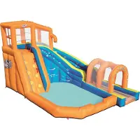 Bestway H2ogo! Huricane Tunnel Blast 420x320x260 Cm Rectangular Inflatable Play Pool Monivärinen