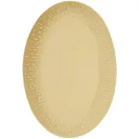 Aida Konfetti soikea vati 36 x 25,5 cm, mustard