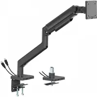 MaxMount Pöytäjalka 20kg Heavy-Duty 17"-49“ Svart - 1 Näyttöä