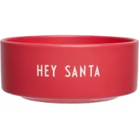 Design Letters snack-kulho Ø12 cm Santa-faded rose