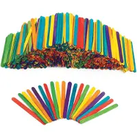 Colorations 1000CS tavalliset v rilliset puiset askartelutikut J tel tikut 1000 palaa 4-1/2: x 3/8" kpl