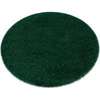 Rugsx Matto soffi pyörä shaggy 5cm pullon vihreä