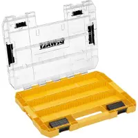 DeWalt Suuri tukeva kotelo + [DT70839-QZ], jossa on 6 lokeroa