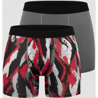 ICANIWILL Sport Boxer 2-pack Grey/Red