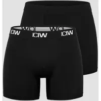 ICANIWILL Sport Boxer 2-Pack Black