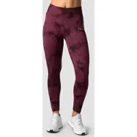 ICANIWILL Define Seamless Tie Dye Tights Burgundy