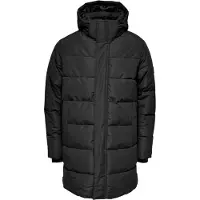 Only & Sons Onscarl Life Long Quilted Coat Otw Noos - Black - XXL