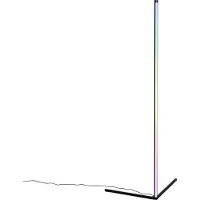 QAZQA Lattiavalaisin musta sis. LED RGB:llä ja kaukosäätimellä - Carla