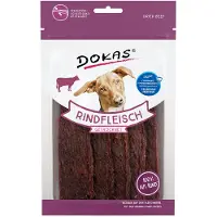Dokas 4x70g kuivattu naudanliha koiran herkku