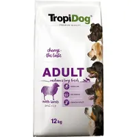 Tropidog 12kg TropidogPremium AdultMedium/Large, lammas kuivaruoka, lammasta
