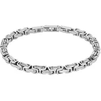 Lykken Strong kuningasrannekoru teräs 20.5 cm