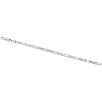 Lykken Strong figaro rannekoru teräs 20.5 cm