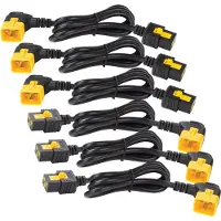 APC POWER CORD KIT (6 EA), LOCKING, C19 TO C20 (90 DEGREE), 0.6M (AP8712R)
