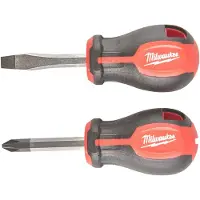 Milwaukee Ruuvimeisseli x2 45mm - - 4932471810 - Tri-Lobe-kahvat - Magneettinen ja kovetettu kärki - Hihnareikä