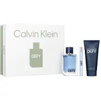 Calvin Klein Giftset Defy Edt 100ml + Hair & Body Wash 100ml + Edt 10ml