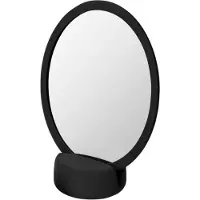 Blomus Sono Vanity -pöytäpeili Ø17 cm Musta