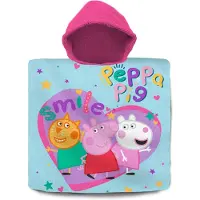 K-KIDS PEPPA PIG Kylpyponcho, puuvillaa,