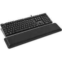 Sharkoon ELITE SHARK WR200 black wrist rest for keyboard, 478x100 mm, height 24 mm, synthetic leather (4044951028306)