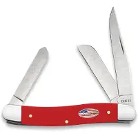 Case Cutlery American Workman Red Synthetic Smooth Medium Stockman linkkuveitsi