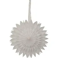 Star Trading Dis paperitähti, valkoinen, 50 cm