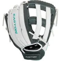 Easton | GHOST FLEX Youth softballksine | Oikean kden heitto | 11" | Harmaa/valkoinen/minttu