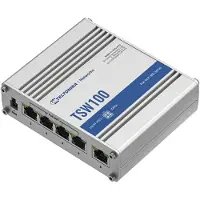 Teltonika TSW114000000 verkkokytkin Hallitsematon Gigabit Ethernet (10/100/1000) Musta (TSW114000000)