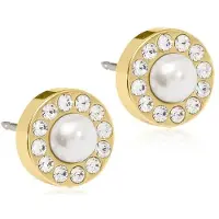 Blomdahl korvakoru Brilliance Halo Pearl 8 mm White