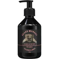 Beard Monkey Hair & Body Wash - Bergamot & Amber, 250ml
