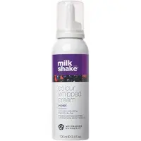 Milk shake Colour whipped cream Violet