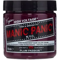 Manic Panic Semi-Permanent Hair Color Cream Plum Passion