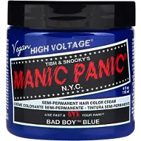Manic Panic Semi-Permanent Hair Color Cream Boy Blue