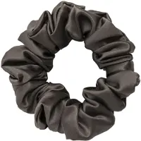 ByBarb Silk Hair Scrunchie Dark Grey