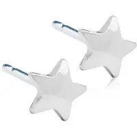 Blomdahl Silver Titanium Star