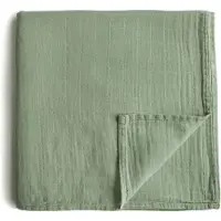 Mushie Swaddle Sage