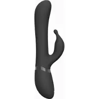 VIVE Chou G-Spot Rabbit & Clitoral Stimulator Black