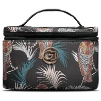 Gillian Jones Beautybox Black Tiger And Palm Print