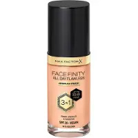 Max Factor All Day Flawless 3-in-1 Liquid Foundation, 75 Golden