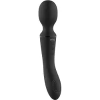 VIVE Enora Wand & Vibrator Black