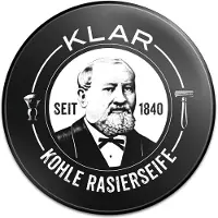 Klar Seifen Activated Charcoal Shaving Soap 100 g