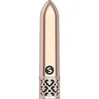 Royal Gems Glitz Rechargeable ABS Bullet Rose Gold